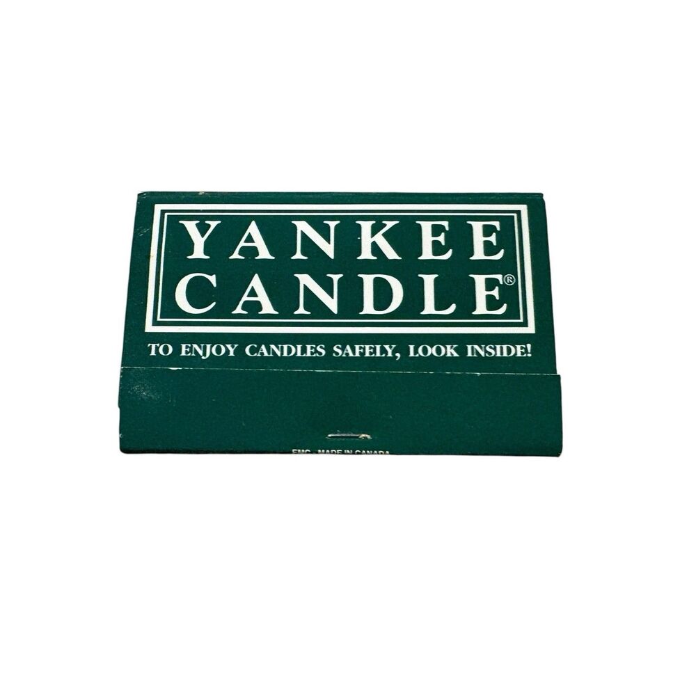 Vintage Yankee Candle Promotional Matchbook Unused Full Matches Made in Canada